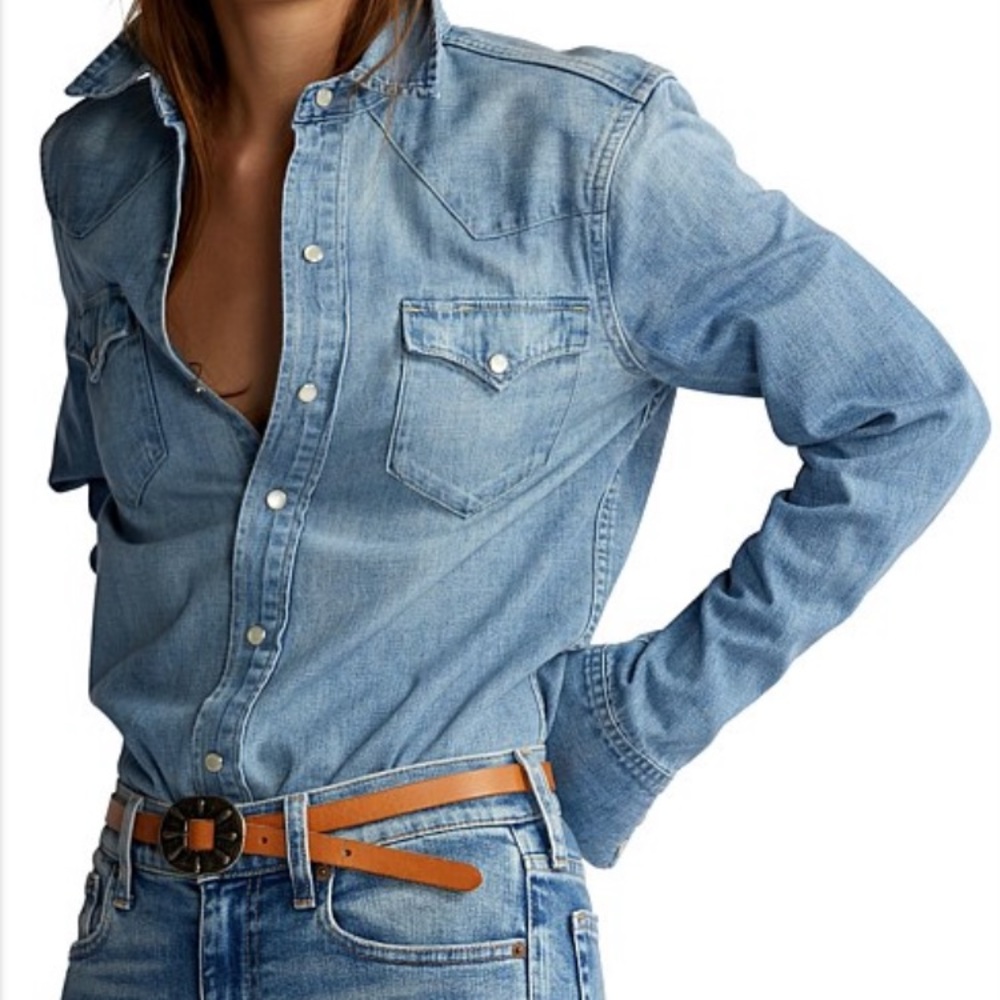 Polo Ralph Lauren western-style denim shirt - Picture 3 of 12
